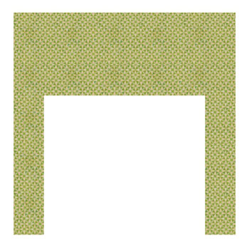 Mosaic House Moroccan tile Trocadero S 5-14 Fireplace Surround Lime Green Natural, Unglazed, Terracotta  zellige, mosaic, zellij, field, pattern, glaze 
